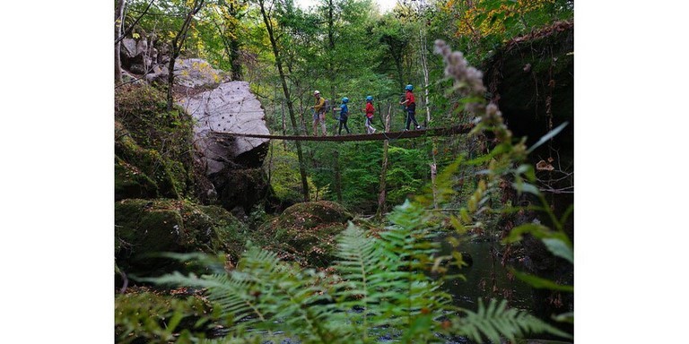 via ferrata à St Georges en Couzan via ferrata à St Geoarge en Couzan